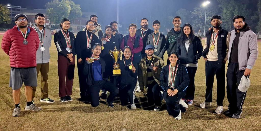 GCE20 Chandigarh excels in Panjab University Annual Athletic Meet 202526